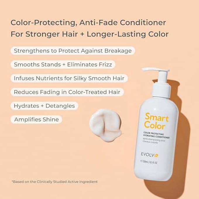 EVOLVh - NATURAL SMARTCOLOR PROTECTING CONDITIONER | VEGAN, NON-TOXIC, CLEAN HAIR CARE (8.5 FL OZ | 250 ML) - Image 2